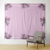 Floral bouquet, Weddenfoto achtergrond Wandkleed (In Situ (horizontaal))