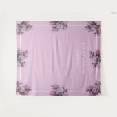 Floral bouquet, Weddenfoto achtergrond Wandkleed (Voorkant (horizontaal))