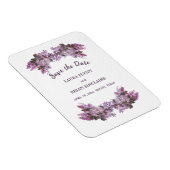 Floral Bouquet Wedding Save the Date Magneet (Rechterzijde)