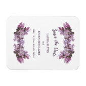 Floral Bouquet Wedding Save the Date Magneet (Horizontaal)
