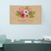 Floral Bouquet Zakelijk Promotie Banner Sign (Beurs)