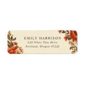  Floral Bouquets Return-adres Etiket (Voorkant)