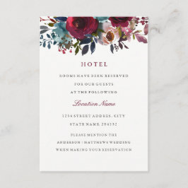 Floral Bourgondië Wedding Hotel Accommodatie Kaart