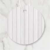 Floral Bow 1st Girl Birthday Thank you Bedankjes Labels (Achterkant)