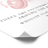 Floral Bow Baby shower Fopspeen Hunt Spelbord Poster (Hoek)