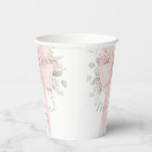  Floral Bow First Holy Communion Elegant Papieren Bekers (Rechts)