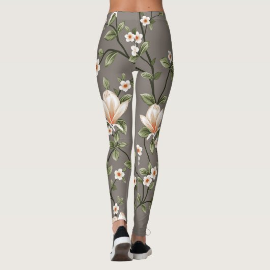 Floral Branch Elegant Patterned | LEGGINGS (Achterkant)