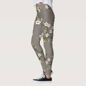 Floral Branch Elegant Patterned | LEGGINGS (Links)