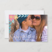 Floral Branches Greenery Happy Moederdag Kaart (Voorkant)