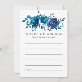 Floral Bridal Advice Waterverf Advieskaart