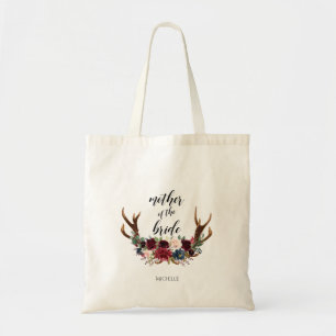 Floral Bridal   Moeder van de bruid Tote Bag