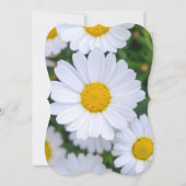 Floral Bridal Shower Invitations Daisy Bracket Kaart (Achterkant)