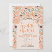 Floral Bridal Shower Kaart (Voorkant)