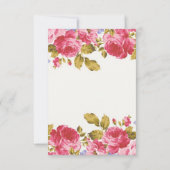 Floral Bridal Shower Kaart (Achterkant)
