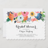 Floral Bridal Shower Kaart (Voorkant)