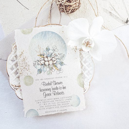 Floral Bridal Shower Kaart