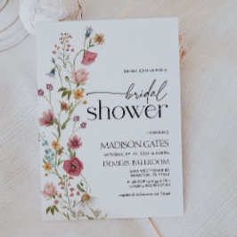 Floral Bridal Shower Kaart