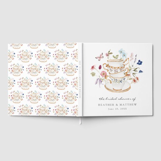 Floral Bridal Tea Gastenboek (Volledig)