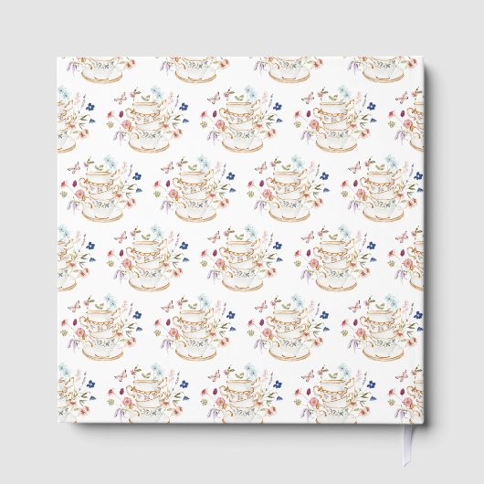 Floral Bridal Tea Gastenboek (Achterkant)