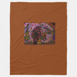 Floral Bride Fleece Deken