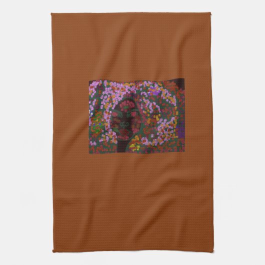 Floral Bride Kitchen Towel Theedoek (Verticaal)