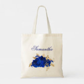 Floral Bridesmaid Tote Bag (Achterkant)