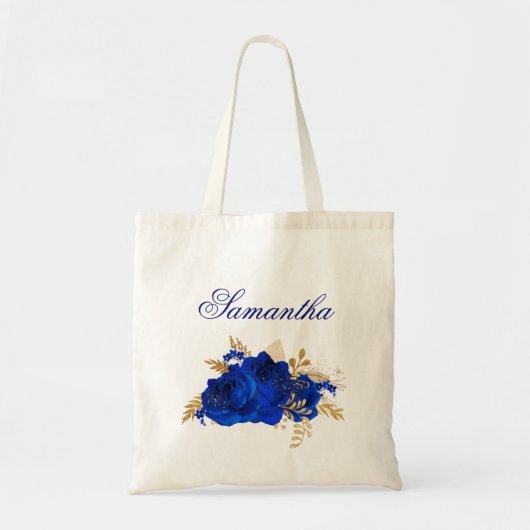Floral Bridesmaid Tote Bag (Voorkant)
