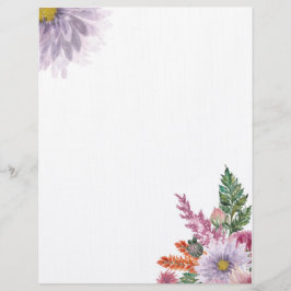 Floral Briefhoofd