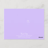 Floral  briefkaart (Achterkant)