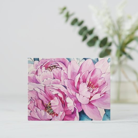  Floral Briefkaart (Staand voorkant)