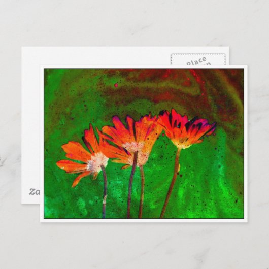 Floral Briefkaart (Voorkant / Achterkant)