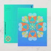 Floral Briefkaart (Voorkant / Achterkant)