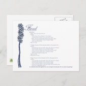 Floral Briefkaart (Voorkant / Achterkant)