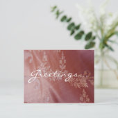 Floral Briefkaart -  (Staand voorkant)