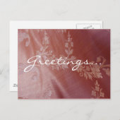 Floral Briefkaart -  (Voorkant / Achterkant)