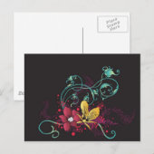 Floral Briefkaart (Voorkant / Achterkant)