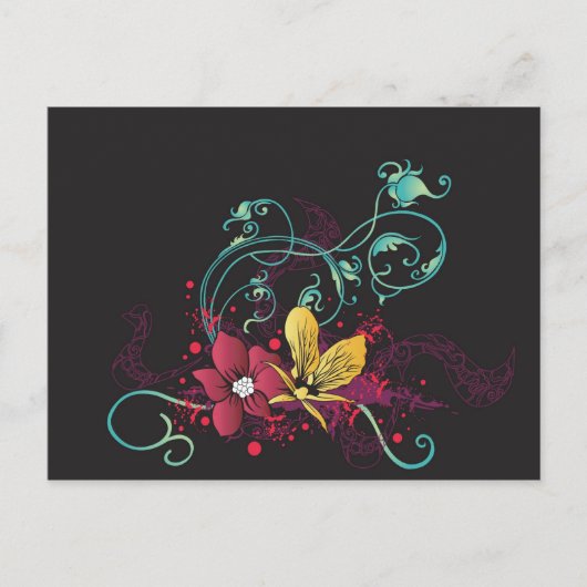 Floral Briefkaart (Voorkant)