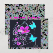 Floral Briefkaart (Voorkant / Achterkant)