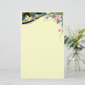  Floral Briefpapier (Staand voorkant)