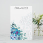 Floral Briefpapier (Staand voorkant)