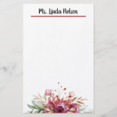 Floral Briefpapier (Voorkant)