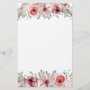 Floral Briefpapier