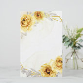 Floral Briefpapier (Staand voorkant)