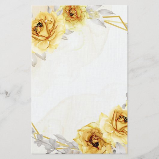 Floral Briefpapier (Voorkant)