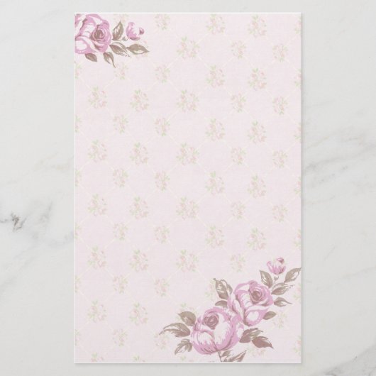  Floral Briefpapier (Voorkant)
