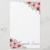 Floral Briefpapier (Voorkant)