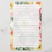 Floral Briefpapier (Voorkant)