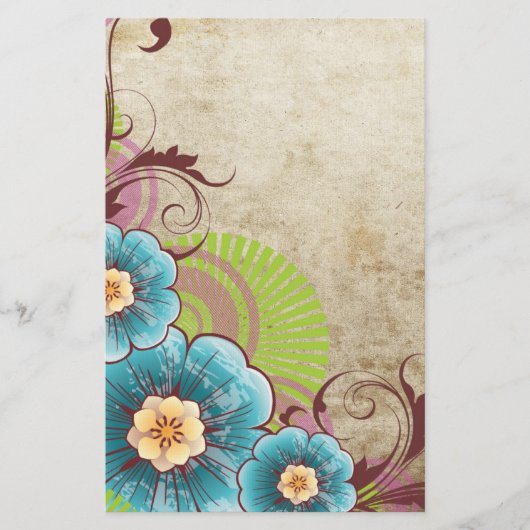 Floral Briefpapier (Voorkant)