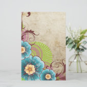 Floral Briefpapier (Staand voorkant)