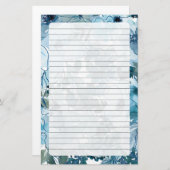 Floral Briefpapier (Voorkant / Achterkant)